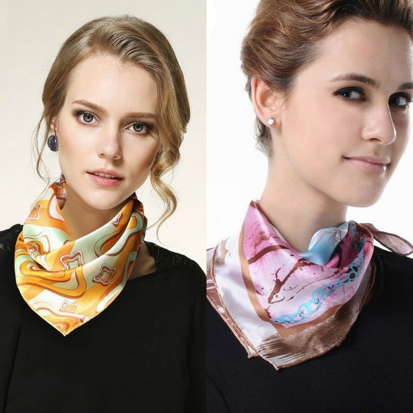 Как красиво завязывать шарф или платок на шею