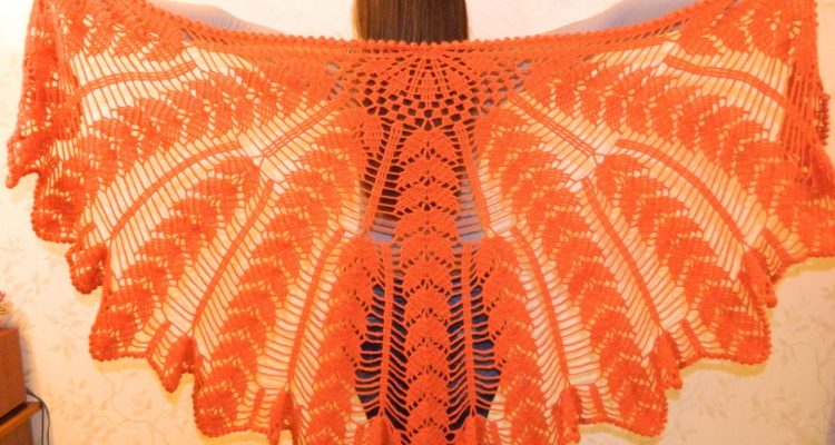 Модели для вязания шалей и палантинов спицами