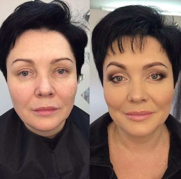 Летний макияж для женщины 45 лет