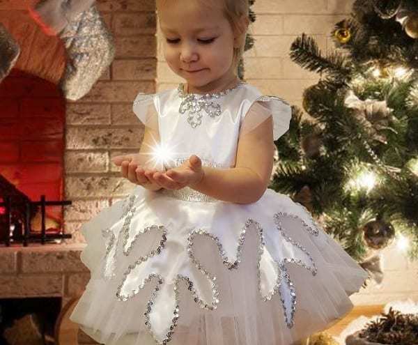 Каким будет нарядное детское платье на Новый Год 2014?