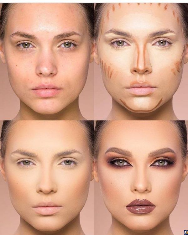 Как сделать лицо худее с помощью макияжа