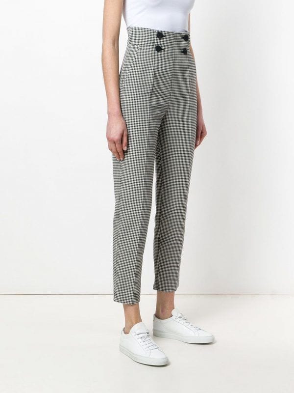 Модные сочетания с широкими брюками с завышенной талией