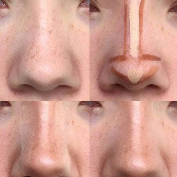 Как сузить лицо с помощью макияжа глаз
