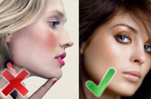 Как визуально сузить лицо макияж