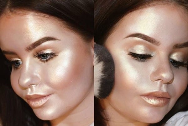 Как сузить круглое лицо с помощью макияжа