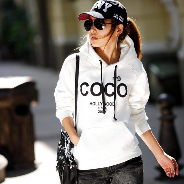 2013 women s outerwear loose letter hooded fleece thickening long sleeve fashion personality sweatshirt female e1612169626101