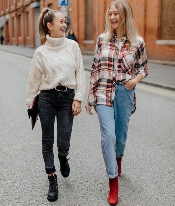 Мода для девочек-подростков осень-зима фото